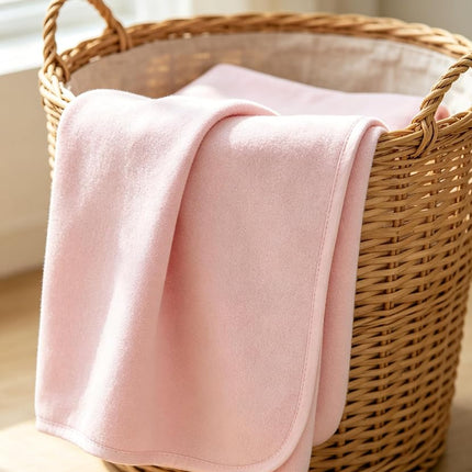American Baby Company Fleece Blanket, Pink, 30" x 30"