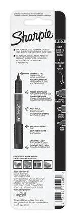 Sharpie Pro Permanent Marker, Fine Point, Black Marker (2018321)