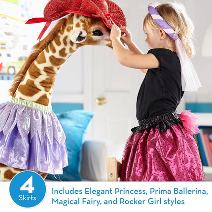 Melissa & Doug Role Play Collection Goodie Tutus! (Pretend Play, 4 Dress-Up Costume Skirts)