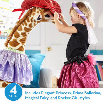 Melissa & Doug Role Play Collection Goodie Tutus! (Pretend Play, 4 Dress-Up Costume Skirts)