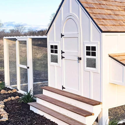 COLORPAPA 2 Pack Shed Windows,14" x 21" Small Sliding Windows,Flush Mount Windows with Tempered Glass and Fiberglass Screen for Shed, Chicken Coop, Playhouse, Household, Garage, Barns (White)