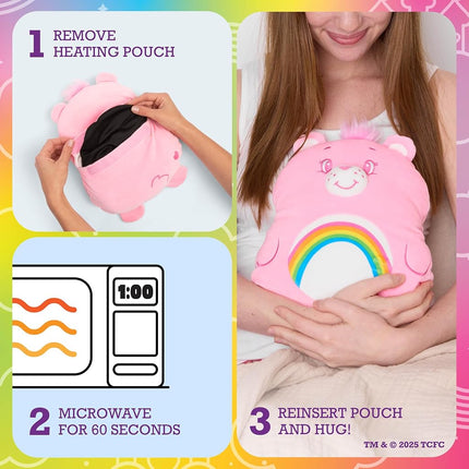 Happy Helpers Cheer Bear by Relatable, Cozy Comfort That's Anything But Boring, Get Relief with This Plush Heating Pad for Period Cramps and Body Pain, Includes 1 Microwavable Cheer Bear Heating Pad