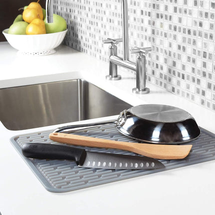 OXO 1410880 Good Grips Drying Mat, Grey, Large Rectangle