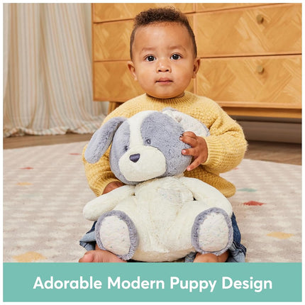 GUND Baby Oh So Snuggly Puppy, Large Stuffed Animal Dog for Babies and Infants, Grey/White, 12.5”