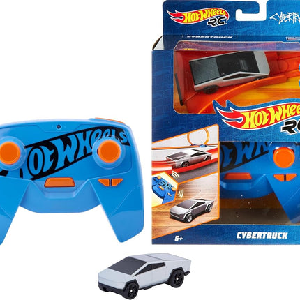 Hot Wheels RC Tesla Rechargeable Radio-Controlled Racing Cars for On- or Off-Track Play, Includes Car, Controller & Adapter for Kids 5 Years+ - GXG30
