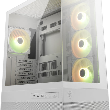 MSI MAG PANO 110R PZ White - Mid-Tower Gaming PC C