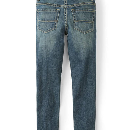 The Children's Place Multipack Jeans Coupe Droite Extensibles Basiques Garçon, Indigo Vieilli/Délavé Noir/Délavé Potter/Délavé Winston Lot de 4, 12 Robuste