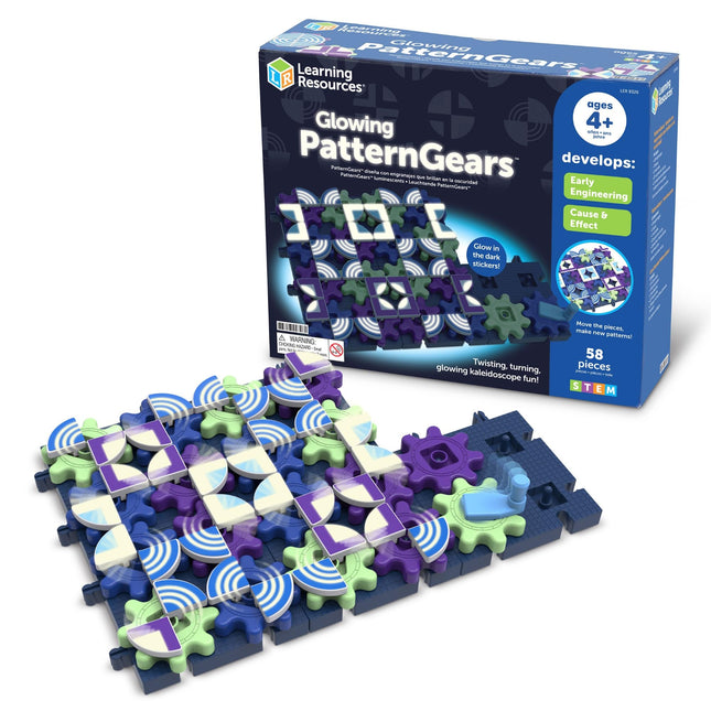 Learning Resources Glowing PatternGears, STEM Cons