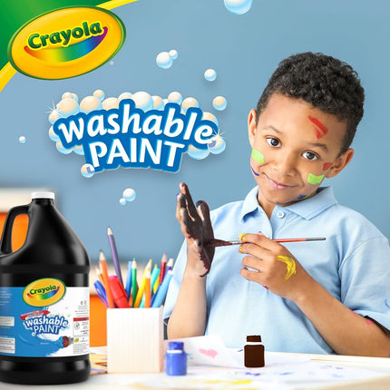 Crayola 54-2128-051 Washable Paint, Gallon Size, Black