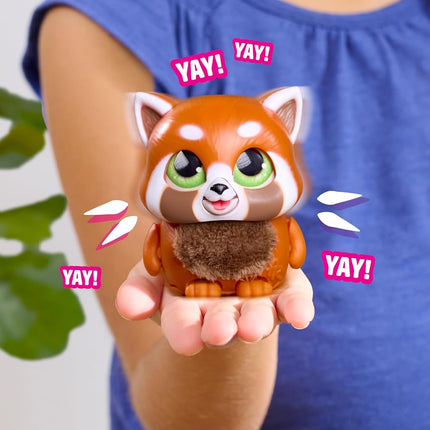 Just Play furReal Handfuls Shy the Red Panda, 3.5 Inch Interactive Toy, for Boys and Girls, Ages 4 and Up