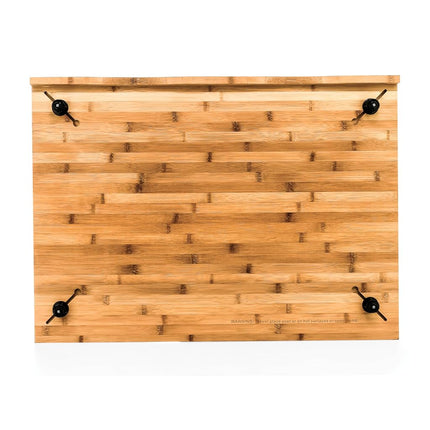 Camco Couvre-Cuisinière en Bambou, 4 Feux, Marron (43548)