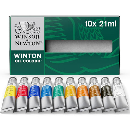 Winsor & Newton, Winton Oil Colour, 10x21ml Tube S