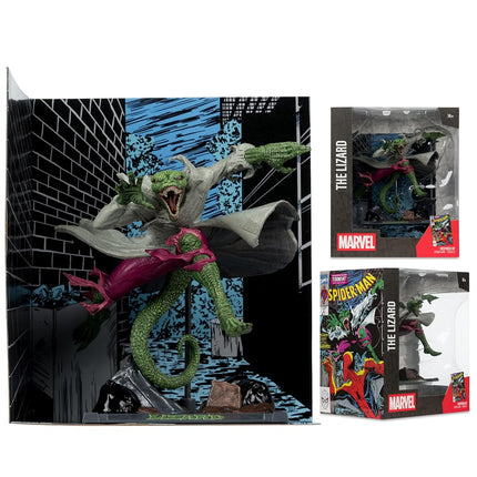 McFarlane Marvel The Lizard 1:10th Scale Collectible with Scene (SPIDER-MAN #2) Toys