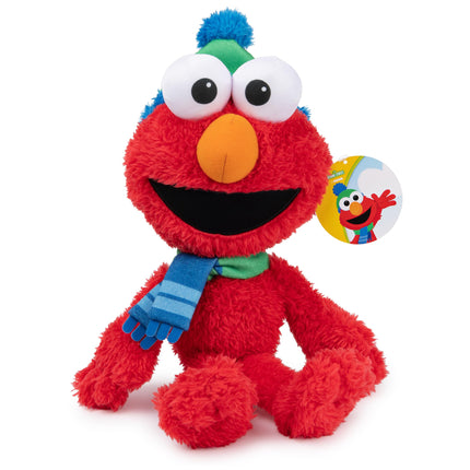 GUND Plaza Sésamo Oficial Elmo Cascanueces Muppet de Peluche, Juguete de Peluche Premium para Mayores de 1 año, Rojo, 33 cm
