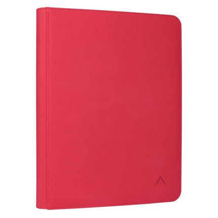 Alteagle 16 Pocket Card Binder, Fits 1344 Trading Cards Side Loading Ringless Card Album for TCG and Sports Cards -Red