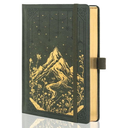 MGGAO Dotted Journal for Women Men, A5 Hardcover D