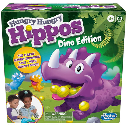 Hasbro Gaming Hungry Hungry Hippos Dino Edition Bo