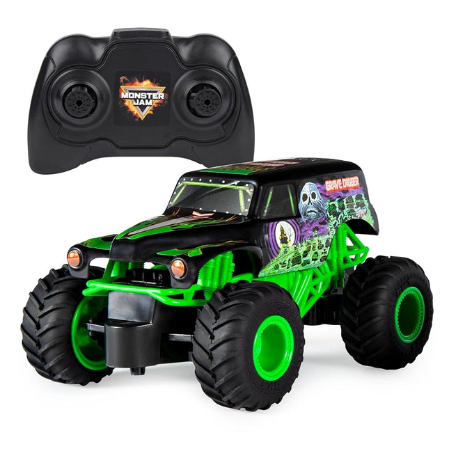 Monster Jam Official Megalodon Remote Control Monster Truck, 1:24 Scale, 2.4 GHz