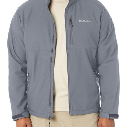 Columbia Men's Chaqueta Softshell Ascender Con Cremallera Frontal Shell Jacket, Grey, 4XL