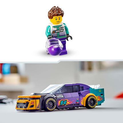 LEGO Speed Champions NASCAR Next Gen Chevrolet Camaro ZL1 Race Car Toy, Vehicle Playset for 9 Plus Year Old Boys & Girls, Kids' Bedroom Decoration, Birthday Gift Idea 76935