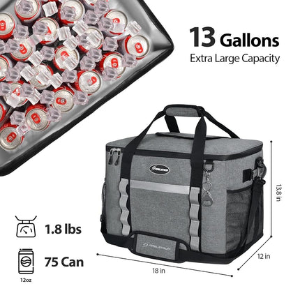 Maelstrom Soft Cooler Bag, 75 Can Beach Cooler with Flip-top Access