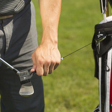 Callaway Club Cleaning Brush with Zinger - Black