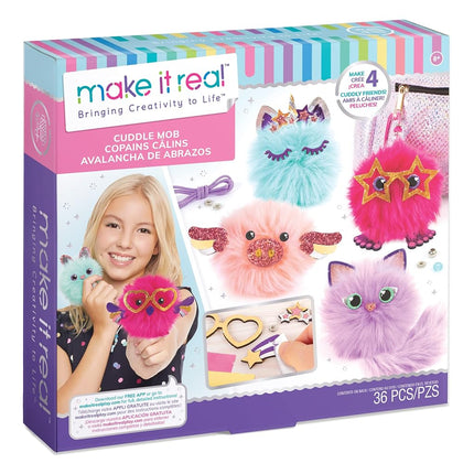 Make It Real DIY Plush Toys Pom Pom Characters Mak