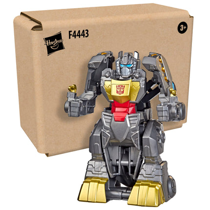 Transformers Classic Heroes Team Grimlock Juguete Transformable, Figura de Acción de 4.5 Pulgadas, Relleno de Cesta de Pascua para Niños, Juguetes Preescolares, Edades 3+
