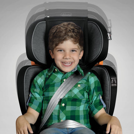 Chicco KidFit Zip Plus 2 en 1 - Asiento Elevador de Posicionamiento con Cinturón de Seguridad - Seascape, Azul