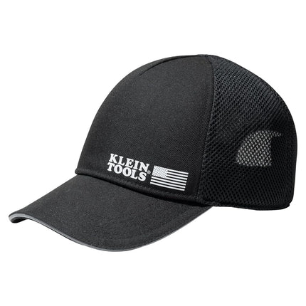 Klein Tools 22014 Mesh Ball Cap with Bump Cap Insert Compatibility, Mesh Back Safety Hat with Reflective Accents, Adjustable Snapback Hat, for Construction and Jobsite Use