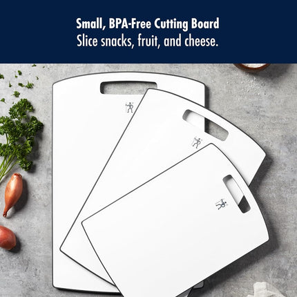 HENCKELS International Cutting Board, 8.5-inch x 12-inch, White