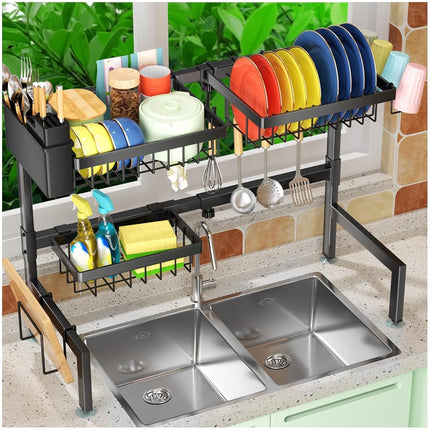 Over The Sink Dish Drying Rack, Kitchen Large Over