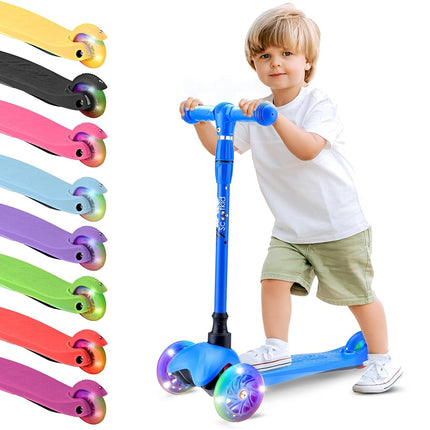 Hurtle Mini Kickboard Scooter for Kids - Height Ad