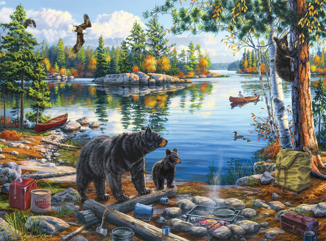 Buffalo Games - Darrell Bush - Blue Sky Relection - 1000 Piece Jigsaw Puzzle for Adults Challenging Puzzle Perfect for Game Nights - Finished Size 26.75 x 19.75