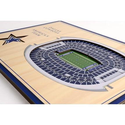 YouTheFan NFL Dallas Cowboys 3D StadiumViews Desktop Display - AT&T Stadium