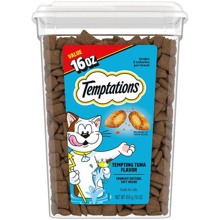 TEMPTATIONS Classic Crunchy and Soft Cat Treats Te