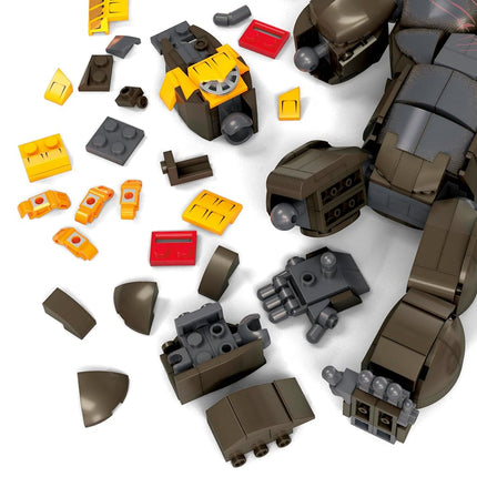 Mega Godzilla x Kong The New Empire Building Set Action Figure Kong with 541 Pieces and Accessories, 12 Inches Long, for Adult Collectors