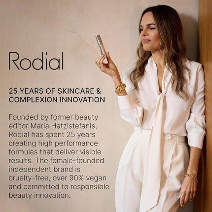 Rodial Bronze Glowlighter 6.1ml – Hydrating Liquid Bronzer with Vitamin E & B, Lightweight Pearlescent Formula for Luminous Skin
