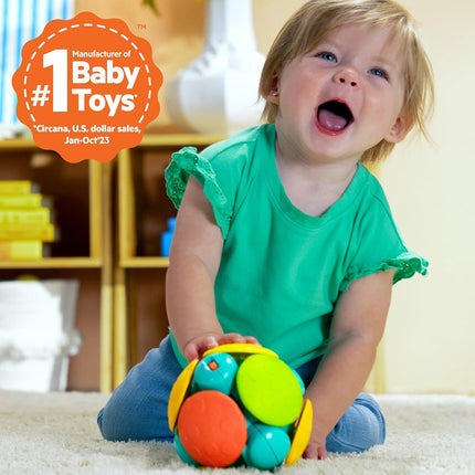 Bright Starts Wobble Bobble Activity Ball Toy, Ages 3 Months+