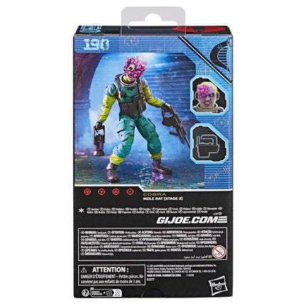 G.I. Joe Classified Series #190, Mole Rat (Stage 2), Collectible 6 Inch Action Figure with 8 Accessories