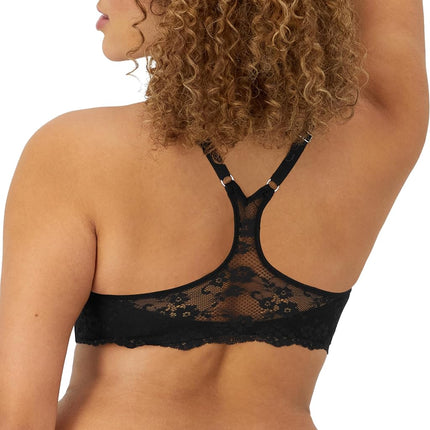 Maidenform Women's Pure Genius T.back Plain Everyday Bra, Black, 34C (Manufacturer Size: 90C)