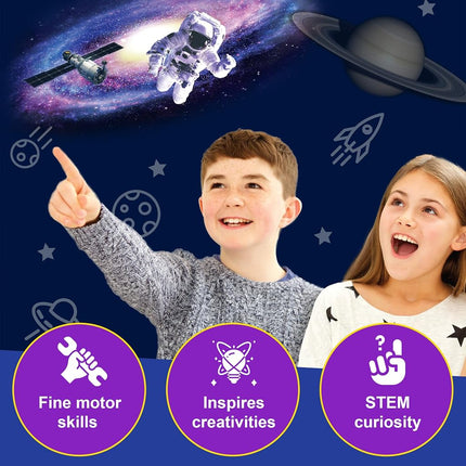 4M STEAM Space Exploration Kit for Kids, Solar System & Astronomy Set