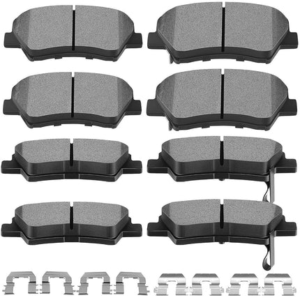SCITOO D1595 D1544 Front Rear Brake Pads Sets for 