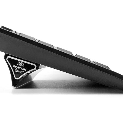 Support d'ordinateur, de clavier et d'ordinateur portable ESC, angles et inclinaison ergonomiques variables, deux tailles de supports incluses, compatible avec la plupart des claviers, patins micro-adhérents repositionnables