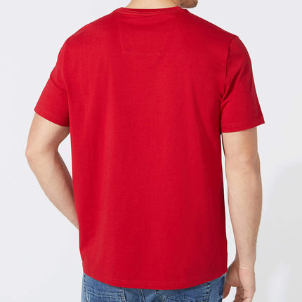 Nautica Men's V41050 T-Shirt, Red (Red), XL