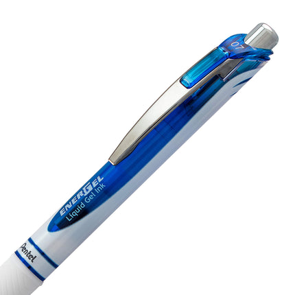 Pentel EnerGel Pearl Deluxe RTX Retractable Liquid Gel Pen, 0.7mm, Black Ink/Blue Ink, 2 Pack (BL77WBP2AC)