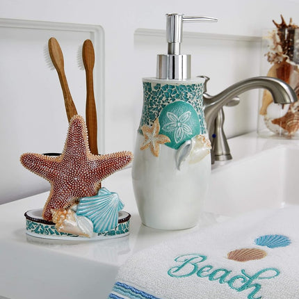 SKL Home by Saturday Knight Ltd. South Seas Toothbrush Holder, Multicolored
