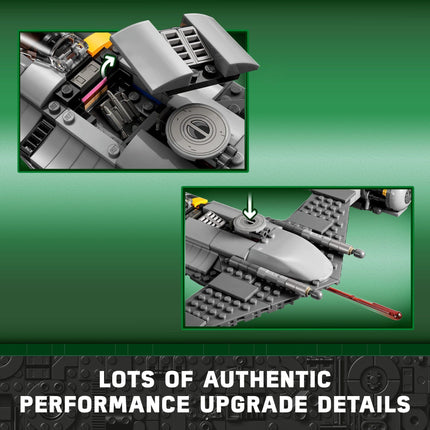 LEGO Star Wars: Le Livre de Boba Fett Le Chasseur N-1 du Mandalorien 75325 – Kit de construction ; jouet amusant à construire pour les enfants créatifs de 9 ans et plus, incluant 4 personnages populaires (412 pièces)