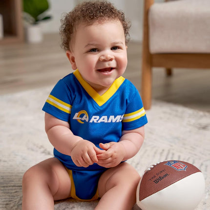 Gerber Unisex Baby Standard NFL Jersey Onesie Bodysuit, Team Color, 3-6 Months