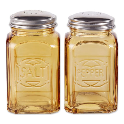 RSVP International Jumbo Retro Glass Salt & Pepper